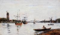 Boudin, Eugene - La Meuse at Dordrecht